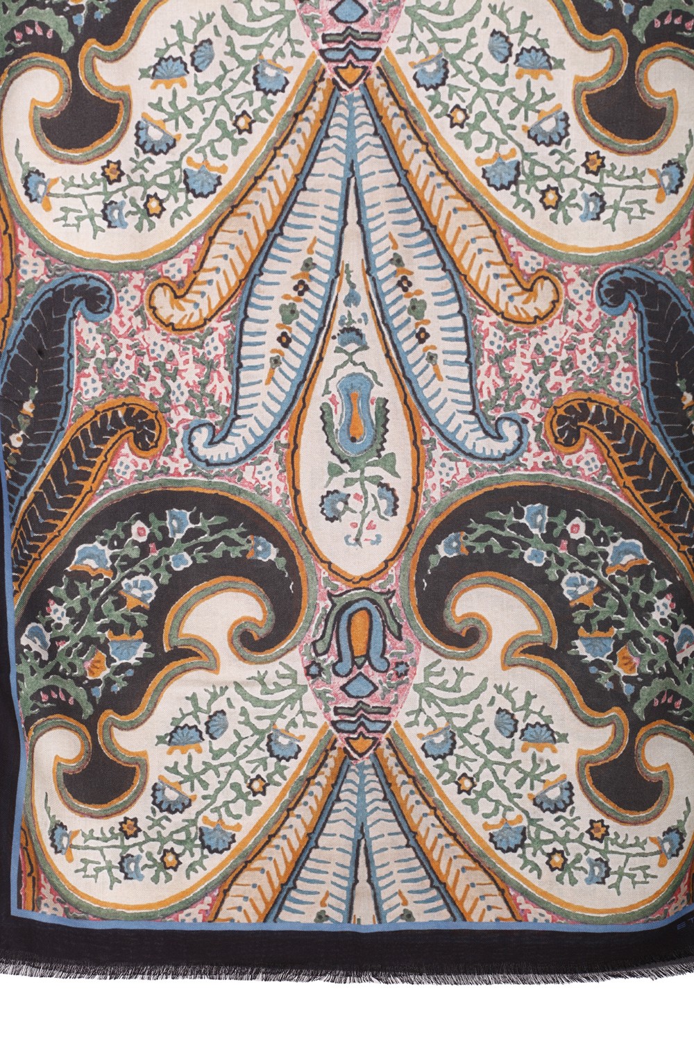 shop ETRO  Sciarpa: Etro sciarpa in cashmere e seta.
Sciarpa in cachemire, decorata da una stampa con motivi Paisley d'archivio e impreziosita da una bordatura unita sfrangiata.
Dimensioni: 70x170cm.
Composizione: 70% Cashmere 30% Seta.
Made in Italy.. 11777 9598-0001 number 4038572